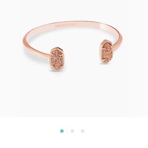 Kendra Scott Elton Rose Gold Cuff Bracelet Rose Gold Dusty